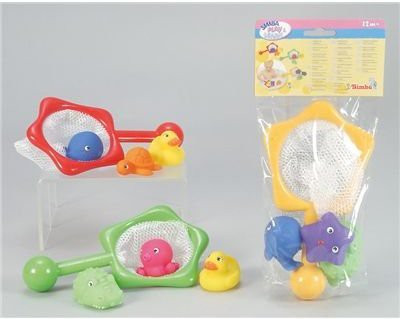 

Simba ABC BATHTIME ANIMALS WITH NET Bath Toy(Multicolor)