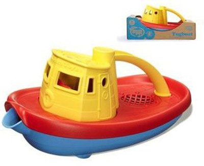 

Green Toys My First Tugboat, Yellow Bath Toy(Multicolor)