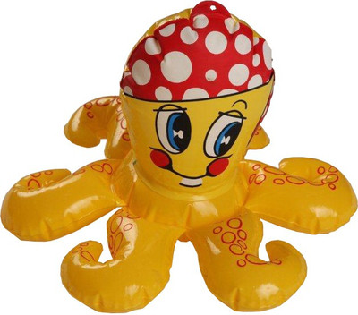 

FAB 5 Inflatable Octopus Bath Toy(Multicolor)