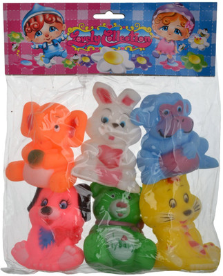 

Smiles Creation Squeezy Animals Bath Toy for kids Bath Toy(Multicolor)