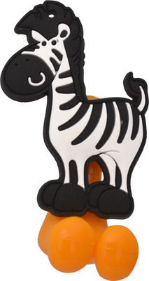

Buddyboo Black Zebra Tooth Brush Holder Bath Toy(Multicolor)