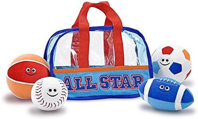 

Melissa & Doug Sports Bag Fill & Spill Bath Toy(Multicolor)
