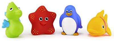 

Munchkinz Ocean Squirts Bath Toys, 4 Pack Bath Toy(Multicolor)