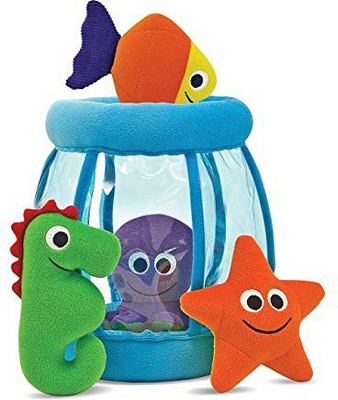 

Melissa & Doug Deluxe Fishbowl Fill & Spill Soft Baby Bath Toy(Multicolor)