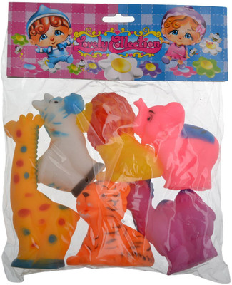 

Smiles Creation Wild Animal Toy Bath Toy(Multicolor)