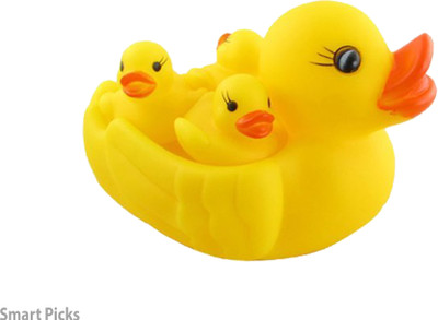 

Smart Picks Ducky Baby Bath Squeeze Toy Bath Toy(Yellow)
