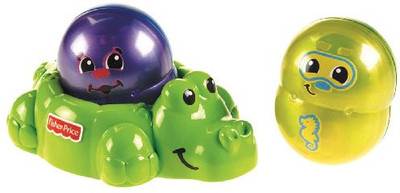 

Fisher-Price Topzy Tumblers Tubtime Tumblers Bath Toy(Multicolor)