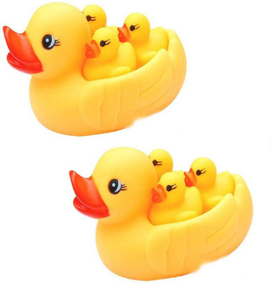 

New Pinch Squeeze Duck Bath Toy with Sound (pack of 2 ) … Bath Toy(Yellow)