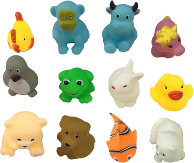 

Jo Baby Baby Swimming 12 Pcs Sounding Bath Toy(Multicolor)