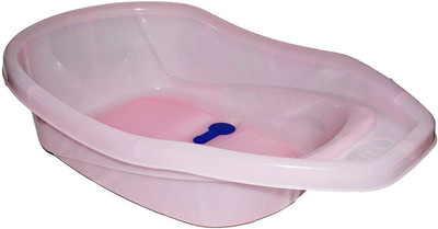 

Taaza Garam High Quality Imported Delux 2 Position Newborn to Toddler Baby Bather Bath Tub(Pink)