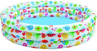 

Intex Three Ring Inflatable Pool(Multicolor)