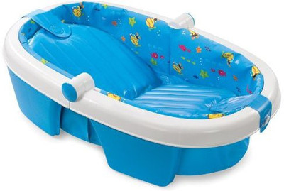 

Summer Infants Newborn To Toddler Fold Away Baby Bath(Blue)
