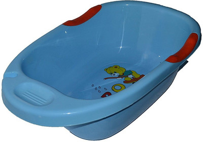 

Taaza Garam High Quality Imported 2 Position Newborn to Toddler Baby Bather Bath Tub(Blue)