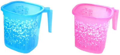 

Nayasa Plastic Bath Mug(Pink, Blue 1)