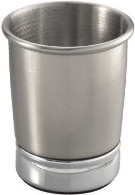 38% OFF on Interdesign York Metal Split Finish Steel Bath Mug(Silver 0.2)