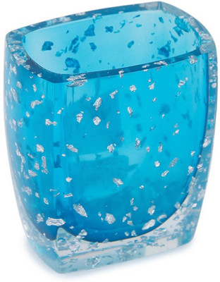 Bluewater Blue with Silver Bits Porcelain Bath Mug(Blue 0.2)