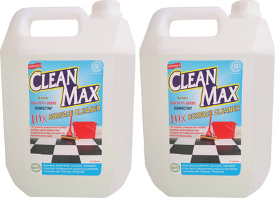 

Cleanmax (LIME) Disinfectant Lemon(5 L, Pack of 2)