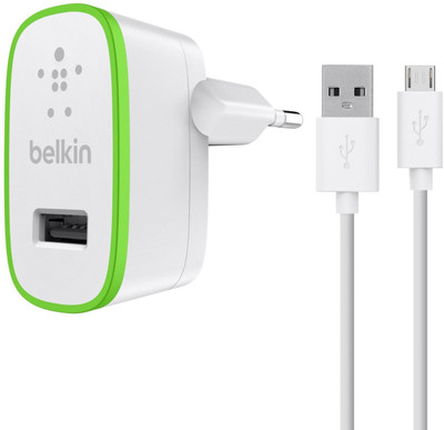 Belkin Universal Home Charger with Micro-USB Mobile Charger(White) available at flipkart for Rs.1099