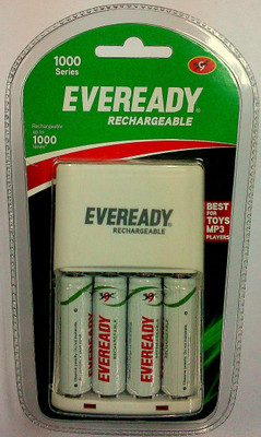 EVEREADY 1000 Series (with 4 AA Rechargeable battery) Mobile Charger