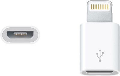 

ProSmart Lightning 8 Pin to Micro USB Converter - Sync Charge Iphone 5 Ipad Mini 4 Apple Micro USB Cable(Iphone 4, Iphone 5, pad Mini 4, Apple, IOS, White, Sync and Charge Cable)