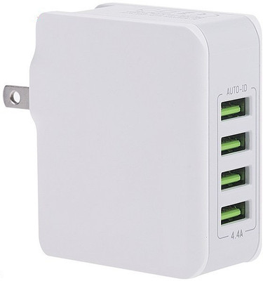 

Orico Original A4403 4 USB 5V / 4.4A Quick Charge Universal USB Charger for Android (White) Mobile Charger(White)