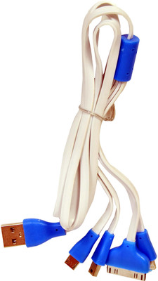 Hench H 0062 1 A Mobile Charger with Detachable Cable White, Blue Hench Mobile Chargers