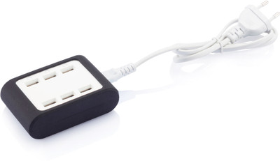 10% OFF on Loooqs 6 Port Station 991 Mobile Charger(White, Black) 10% OFF on Loooqs 6 Port Station 991 Mobile Charger(White, Black)