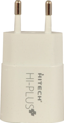 

Hitech HI-PLUS H25 AC Adapter with USB Slot Mobile Charger(White)