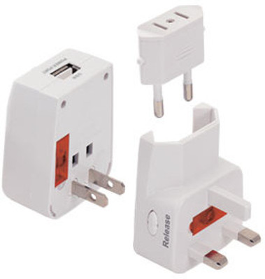 

STK MCWOADUSB/PP3 World Travel USB Charger Adapter(White)