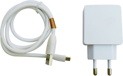

Zebron ZVMT-21 High USB Cable with USB Adapter For All Smartphones Mobile Charger(White)