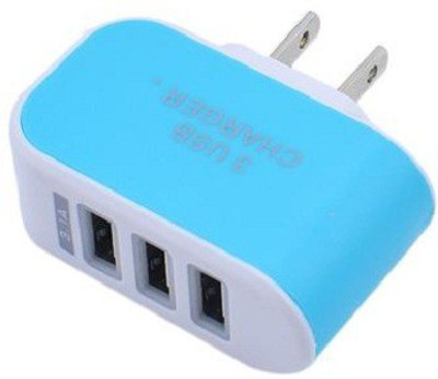 

AE MOBILE ACCESSORIZE AE 3 USB port Wall AdapterSKYBLU Mobile Charger(SKY BLUE)