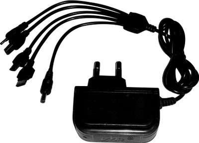 MIE 5 1 A Mobile Charger Black MIE Multi Pin Wall Charger