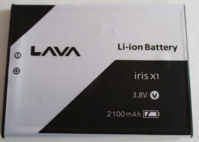 Lava Battery - iris x1 2100mAh(Grey) available at flipkart for Rs.398