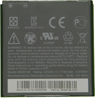 46% OFF on HTC Battery - BG86100(Black)