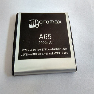 packbizindia micromax a65 l Battery