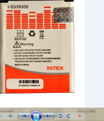 

Intex I-S3/I-9300 Battery