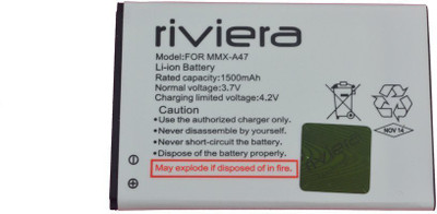 

Riviera Bolt A47 Battery