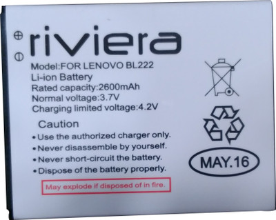 

Riviera BL222 Battery