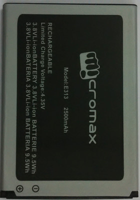 

Micromax Battery - E-313(Black)