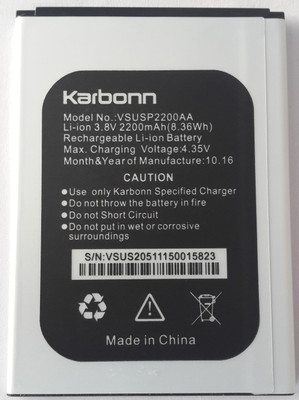 

Karbonn Karbonn S205 Battery