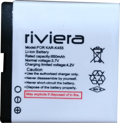 

Riviera K455 Battery
