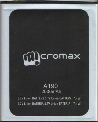 

Micromax Mobile Battery For Micromax A190 Canvas HD plus