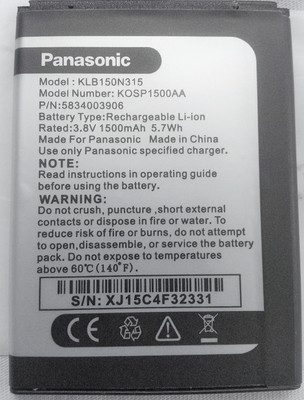 Panasonic Battery - KLB150N315(Black)