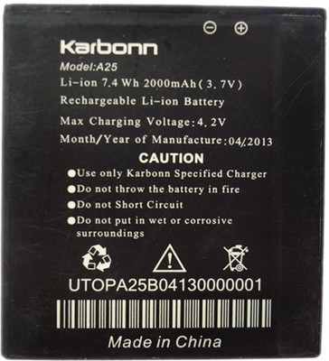 

Karbonn A25 Battery