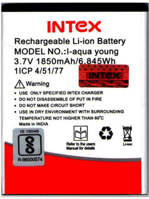 

Intex Mobile Battery For AQUA YOUNG