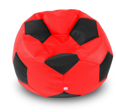 Homez Decor XL Bean Bag Cover(Red)