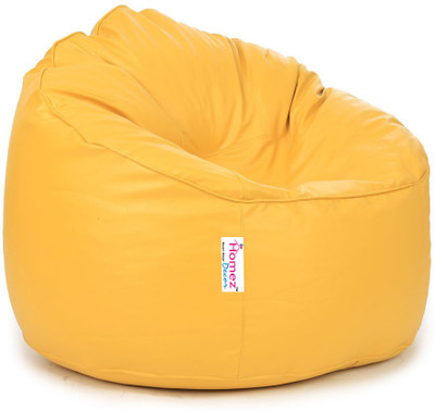 

Homez Decor XXXL Bean Bag Cover (Without Beans)(Yellow)