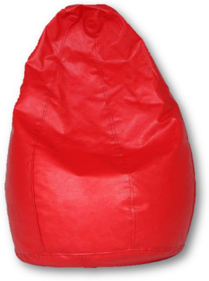 Sudesh Handloom XL Bean Bag Cover (Without Beans)(Red)
