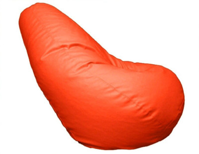 

Feathers XXXL Teardrop Bean Bag Cover (Without Beans)(Orange)