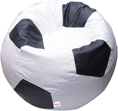 

Homez Decor XL Bean Bag Cover (Without Beans)(White)